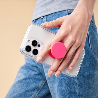 Тримач для телефону PopSockets Adhesive PopGrip - Neon Pink